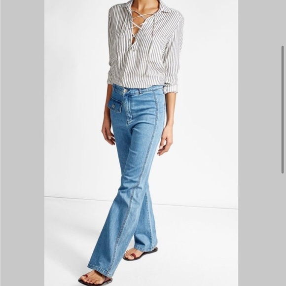 See By Chloe High-Waisted Wide Leg Jeans - Picture 13 of 13